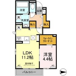 メゾンドゥ　フルールの物件間取画像